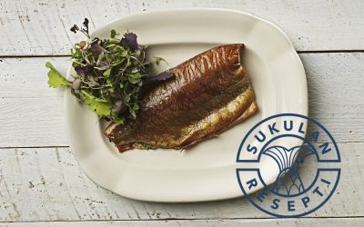 Savustettu kirjolohi ja uudet perunat